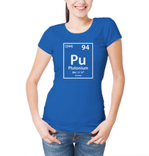 Reality Glitch Plutonium Element Periodic Table Womens T-Shirt
