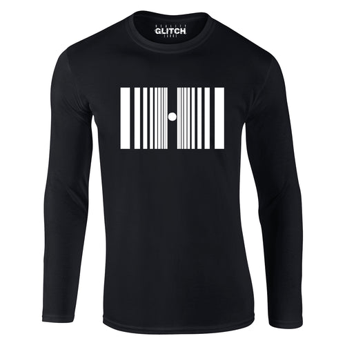 Reality Glitch Doppler Effect Mens T-Shirt - Long Sleeve