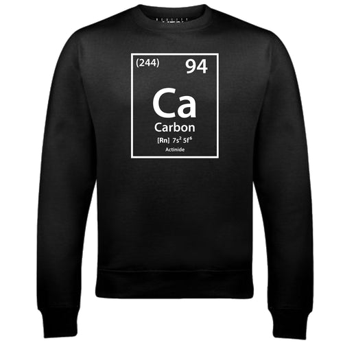 Reality Glitch Carbon Element Periodic Table Mens Sweatshirt
