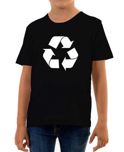 Reality Glitch Recycling Symbol Kids T-Shirt