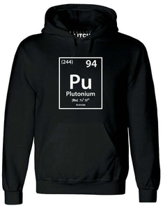 Reality Glitch Plutonium Element Periodic Table Mens Hoodie