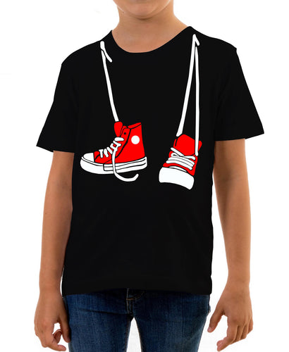 Reality Glitch Hanging Trainers Kids T-Shirt