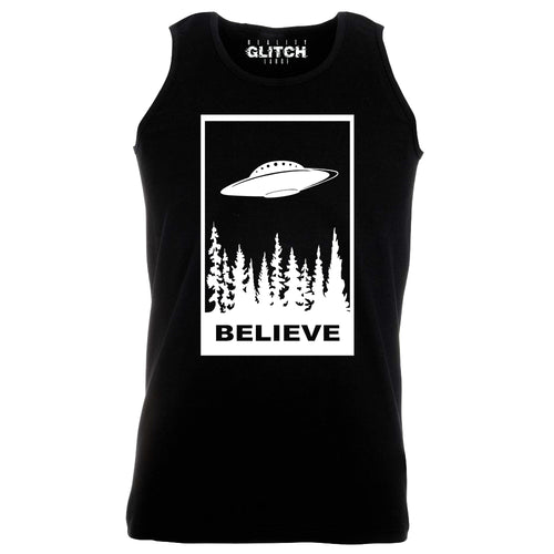 Reality Glitch Believe in UFOs Mens Vest
