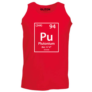 Reality Glitch Plutonium Element Periodic Table Mens Vest