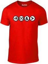 Men's Red T-Shirt With a 3 Infinity and Beyond Scientific equation  Printed Design