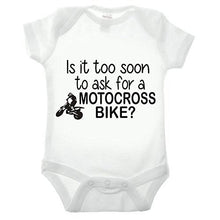 Is It Too Soon To Ask For A Motorcross Bike Short Sleeve Babygrow