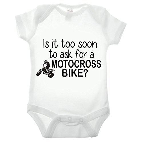 Is It Too Soon To Ask For A Motorcross Bike Short Sleeve Babygrow