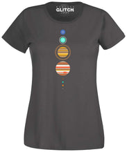 Women's Simple Solar System T-Shirt