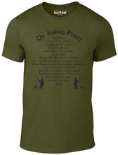 Men's Military Green T-shirt With a funny fishing slogan Printed Design