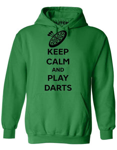 Men's Keep Calm And Play Darts Hoodie