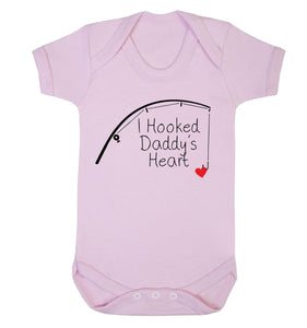 I Hooked Daddy's Heart Babygrow