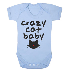 Crazy Cat Baby Babygrow
