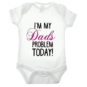 I'm My Dads Problem Short Sleeve Babygrow