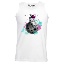 Reality Glitch Spaceman Moon Mens Vest