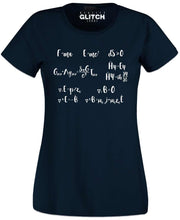 Reality Glitch Greatest Science Equations  Womens T-Shirt