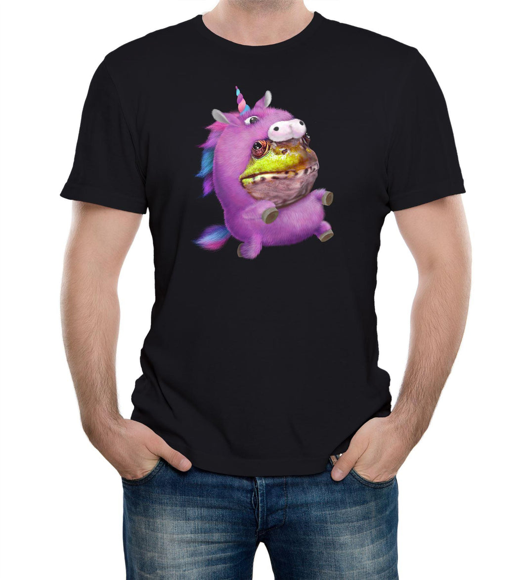 Reality Glitch Unicorn Frog Suit Mens T-Shirt