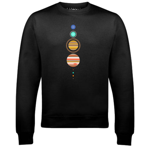 Men's Simple Solar System Sweatshirt