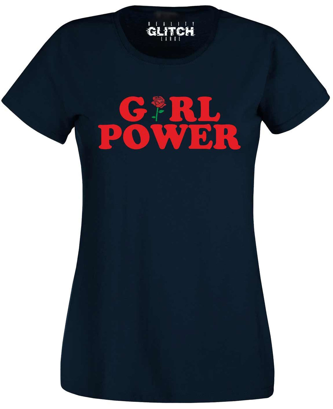 Women's Girl Power Rose T-shirt