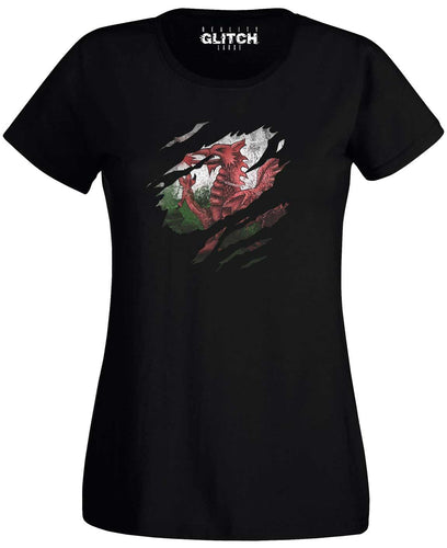 Women's Torn Wales T-Shirt