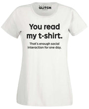 Women's You Read My T-Shirt T-Shirt