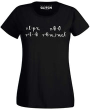 Reality Glitch Maxwell's Equations Womens T-Shirt