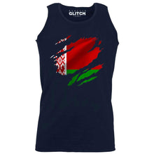 Reality Glitch Torn Belarus Flag Mens Vest