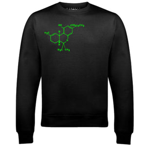 Men's Cannabis Molecule Sweatshirt