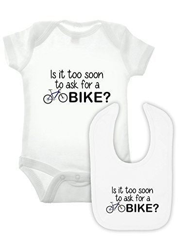 Bike Babygrow and Bib Double Pack
