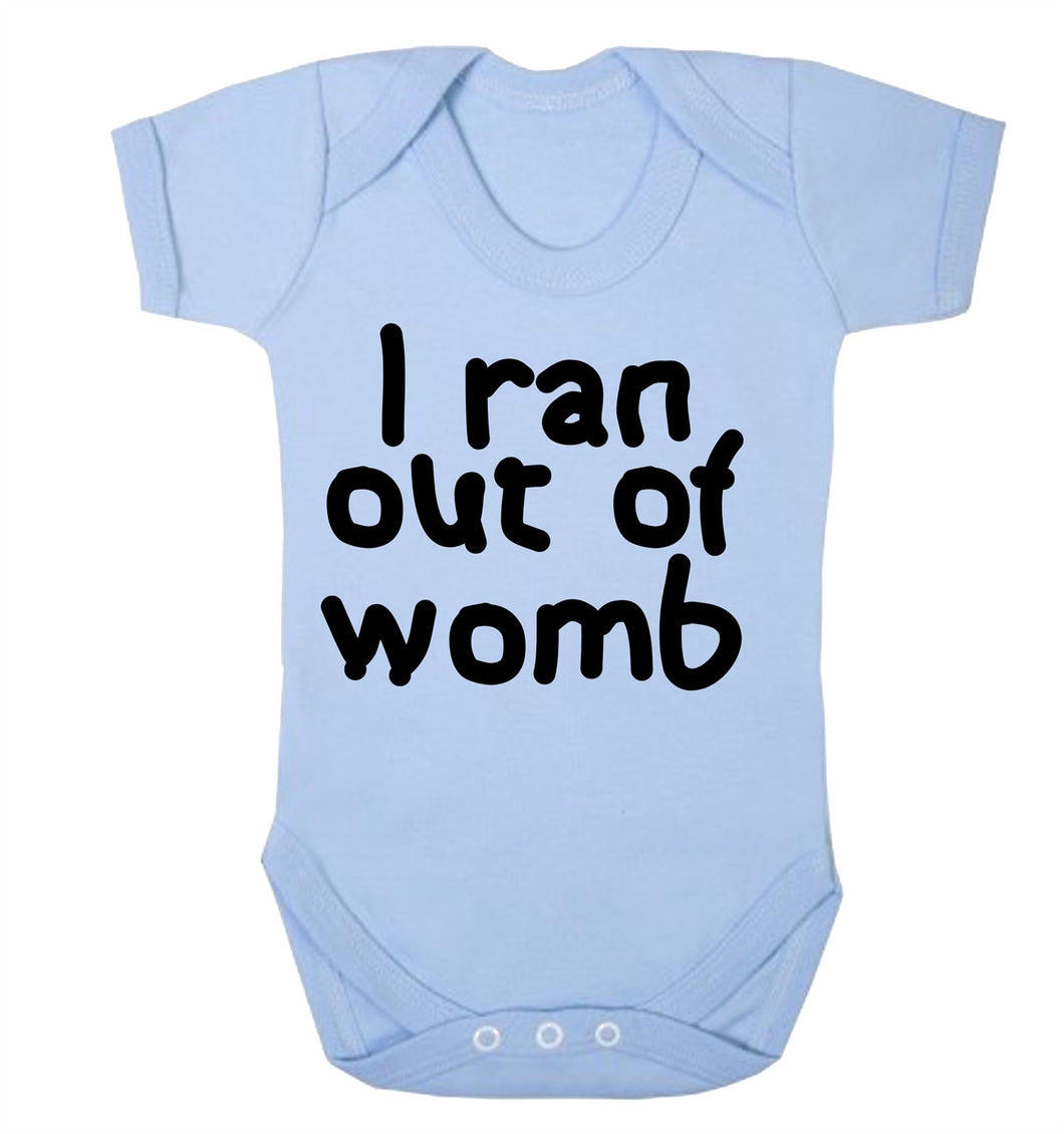 I Ran Out Of Womb Babygrow