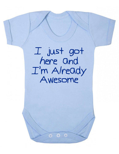 Already Awesome Short Sleeve Babygrow