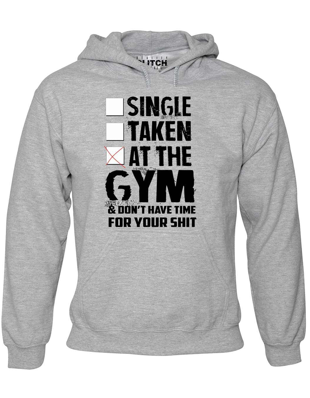 Mens At The Gym Hoodie