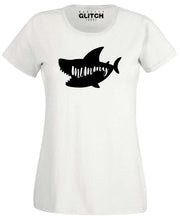 Reality Glitch Mummy Shark Womens T-Shirt