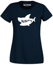 Reality Glitch Mummy Shark Womens T-Shirt