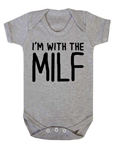 I'm With The Milf Short Sleeve Babygrow