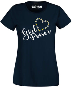 Women's Daisy Heart Girl Power T-Shirt