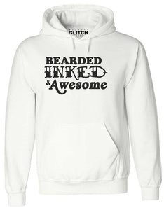 Men's Bearded, Inked & Awesome Hoodie