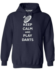 Men's Keep Calm And Play Darts Hoodie