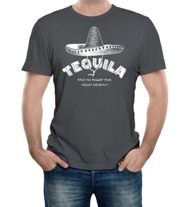 Reality Glitch Tequila Have You Hugged Your Toilet Recently? Mens T-Shirt