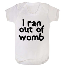 I Ran Out Of Womb Babygrow