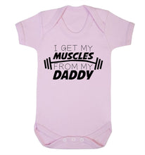 I Get My Muscles From Daddy Babygrow
