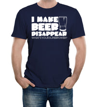 Reality Glitch I Make Beer Disappear Mens T-Shirt