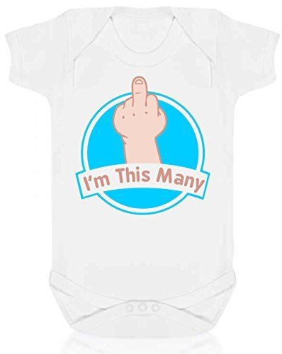 I'm This Many Short Sleeve Babygrow