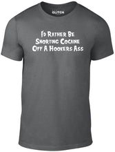 Men's Dark Grey T-shirt With a  Printed Design