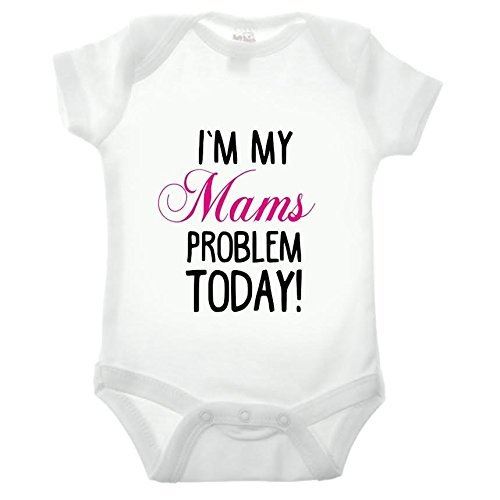 I'm My Mams Problem Short Sleeve Babygrow