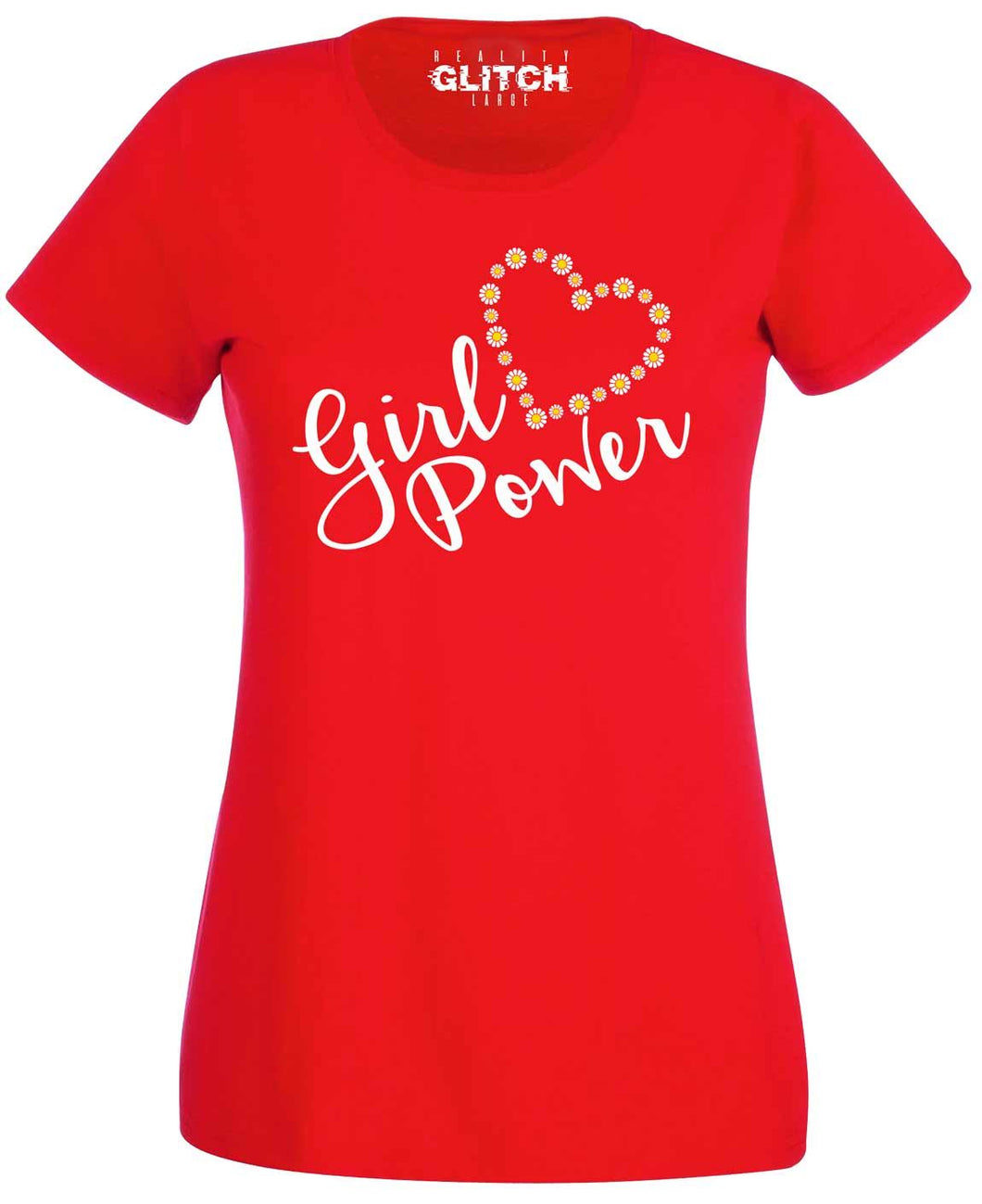 Women's Daisy Heart Girl Power T-Shirt