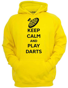 Men's Keep Calm And Play Darts Hoodie