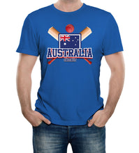 Reality Glitch Australia Cricket Supporter Flag Mens T-Shirt