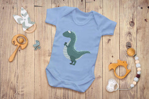 Reality Glitch Cute Baby Dinosaur Kids Babygrow