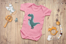 Reality Glitch Cute Baby Dinosaur Kids Babygrow