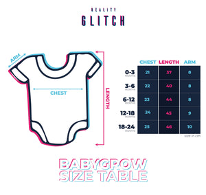 Reality Glitch Pisces Star Sign Constellation Kids Babygrow